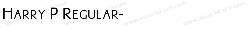 Harry P Regular字体转换